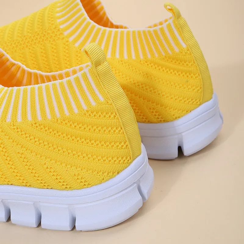 Sneakers da camminata donna traspiranti con suola platform_voghion.com