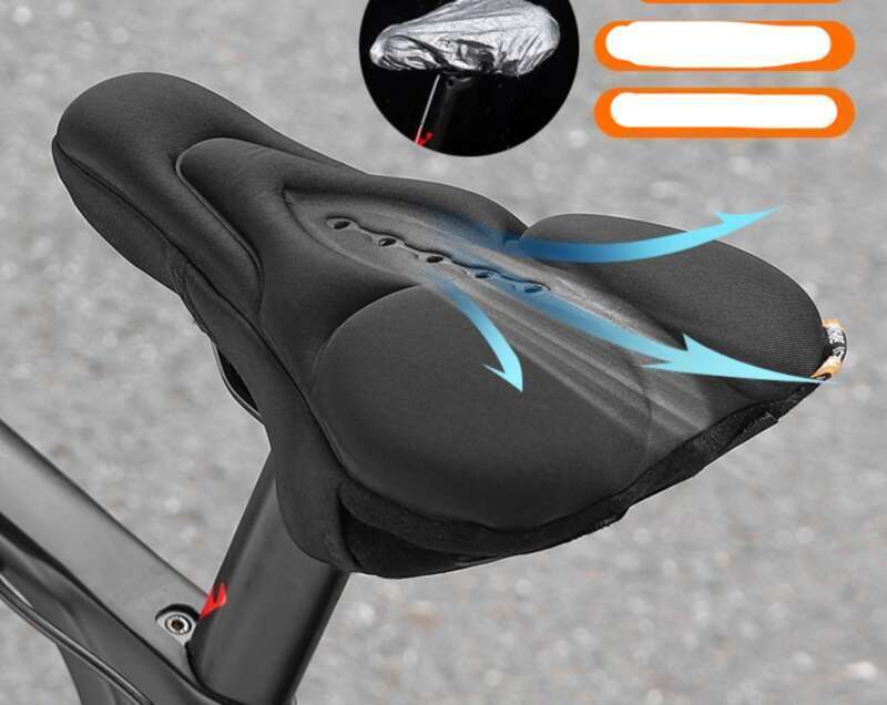 93% Positive Review Rate: Western Rider Cushion Memory Cotton Soft Cushion, Thickened Silicone Mountain Bike Seat Cover,_voghion.com