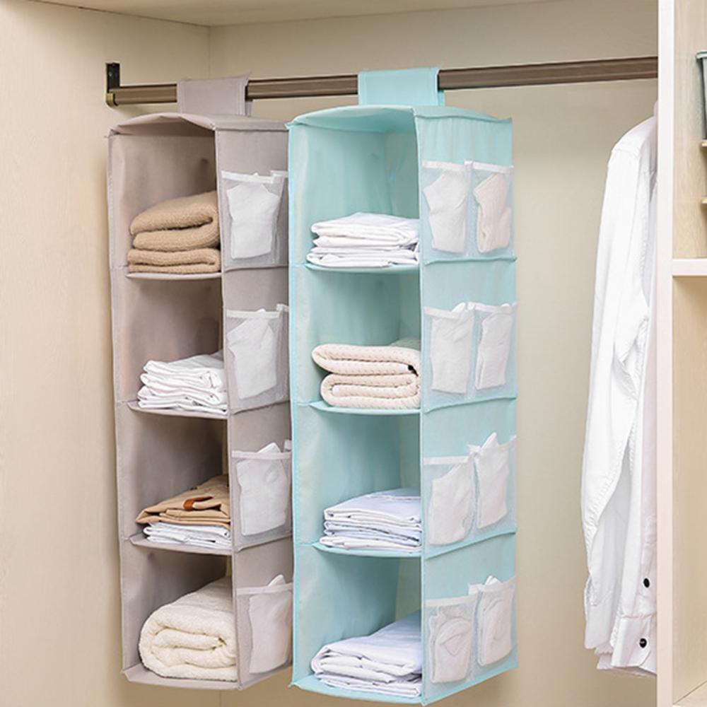 Oxford Cloth Lavabile Multistrato Pieghevole Appeso Portaoggetti Organizzatore Vestiti Dormitorio Biancheria Intima Borsa Appesa_voghion.com