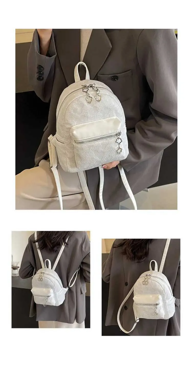 Kleiner Damen Blumen Mini Rucksack Für Freizeit Und Alltag_voghion.com