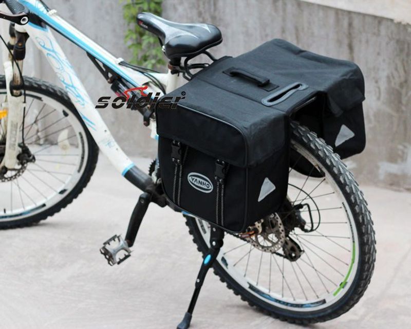 Bicycle Backpack, Waterproof Mountain Bike Shelf Rainproof Lare Capacity Ridin Camel Ba, Bicycle Rear Tail Support_voghion.com