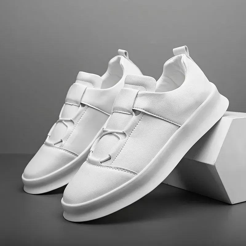 Leather Men's Brand Casual High Quality Walking Sneakers New Fashion Italian Handmade Designer Sport Shoes_voghion.com