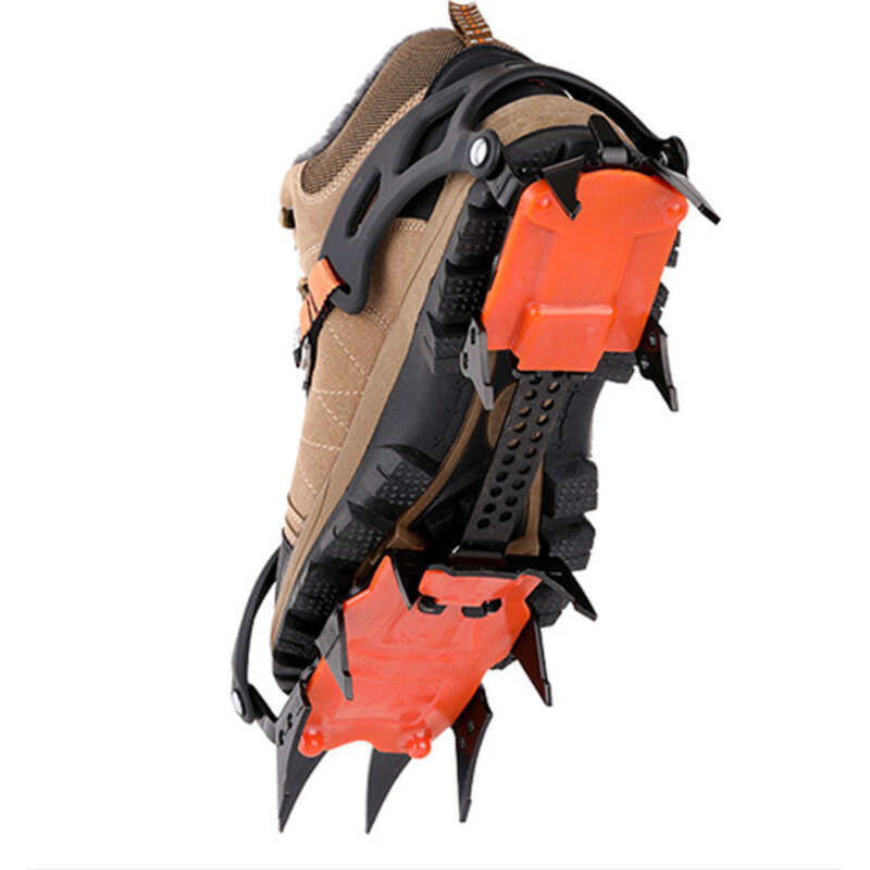 AYXSEE Outdoor 12 Tooth Slip Double Row Hole Adjustment Mountaineering Climbing Ice Anti Skating Fishing Snow Claw_voghion.com