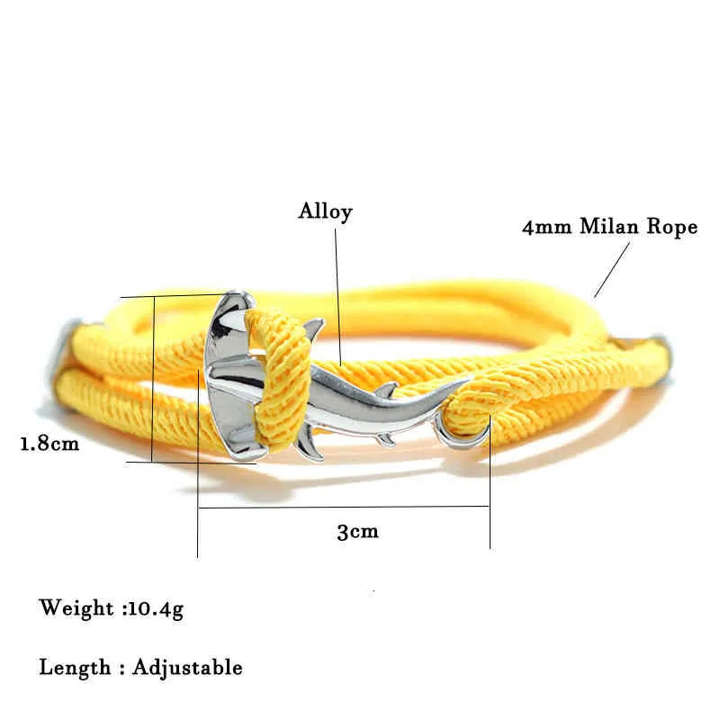 Ozean Tier Hai Armband Homme Weibliche Multi-schicht Einstellbare Charm Braslet Camping Schmuck Strand Zubehör Geschenk Für_voghion.com