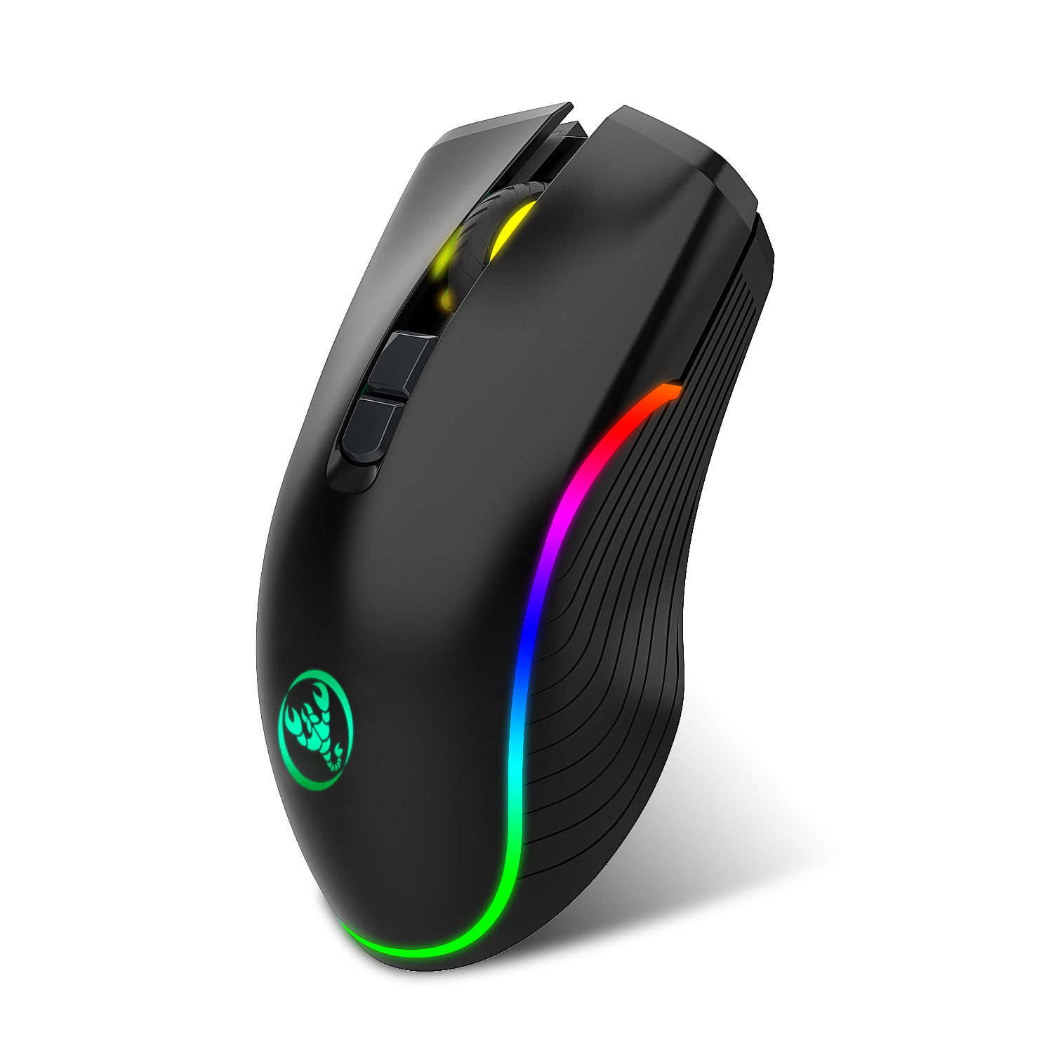 T26 2.4G RGB glowing wireless TYPE-C rechargeable interface seven button gaming mouse hot selling_voghion.com