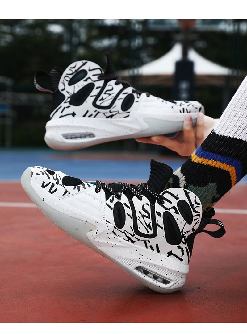 Pratici stivali da combattimento alti da basket Kobe, scarpe sportive antiscivolo resistenti all'usura, assorbimento degli urti da parte degli studenti_voghion.com