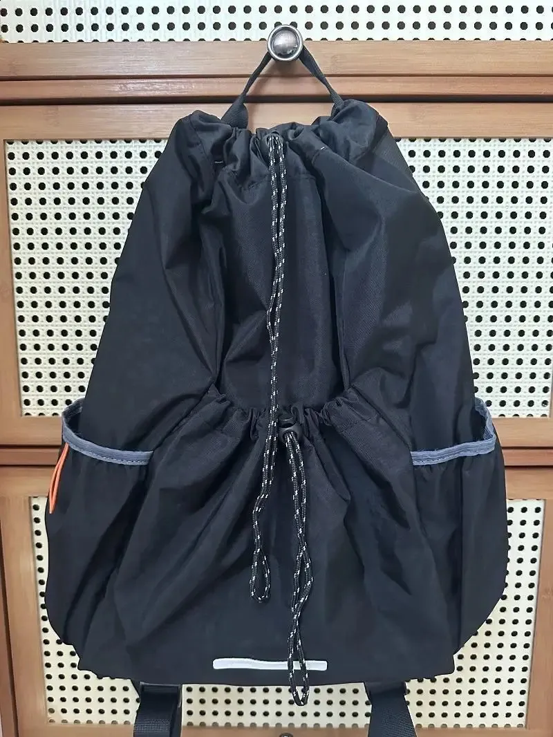 Drawstring Korean Vintage Students Schoolbags Trendy Casual All Match Preppy High-capacity Sports Simple Travel Bags_voghion.com