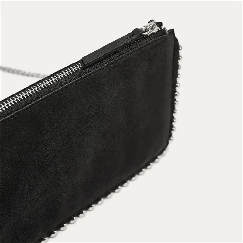 Mode Ketten Perlen Frauen Umhängetaschen Handtaschen Matte Leder Schultertasche Dame Kleine Klappe Geldbörse 240827_voghion.com