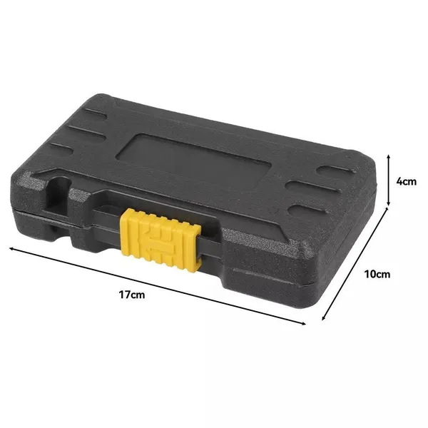 14-teiliges Set mit Gleithülsen für Linksgewinde, inklusive Mutternabzieher für Linksgewinde [Schwarze Box]_voghion.com
