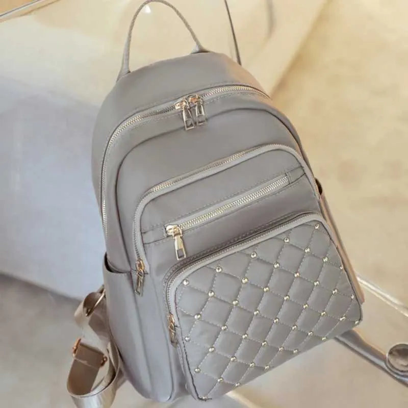 Fashion Nylon Women's Large Travel Backpack For Stylish Journeys_voghion.com