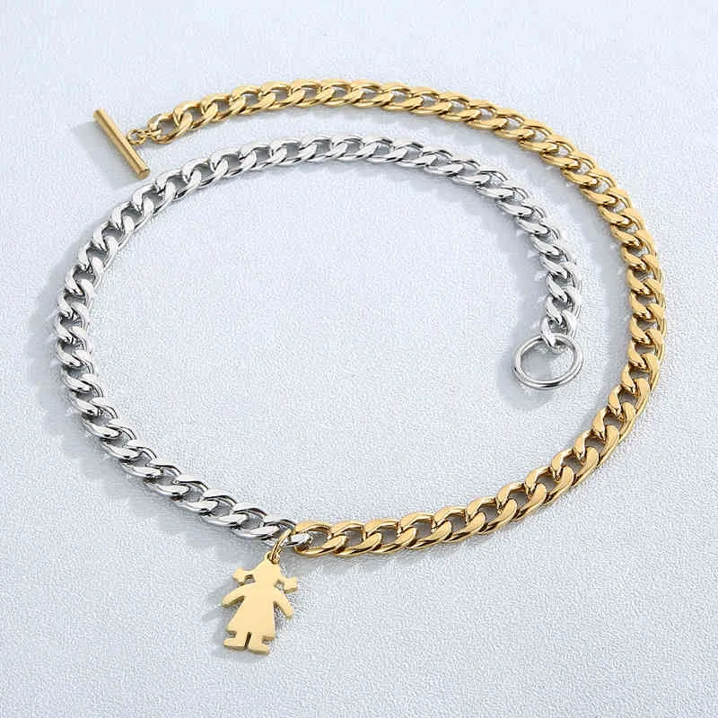Set di gioielli in acciaio inossidabile Kalen, 6 stili, con ciondolo a forma di cuore, a forma di farfalla, con chiave e scritta "Amo la mamma", collana e bracciale._voghion.com