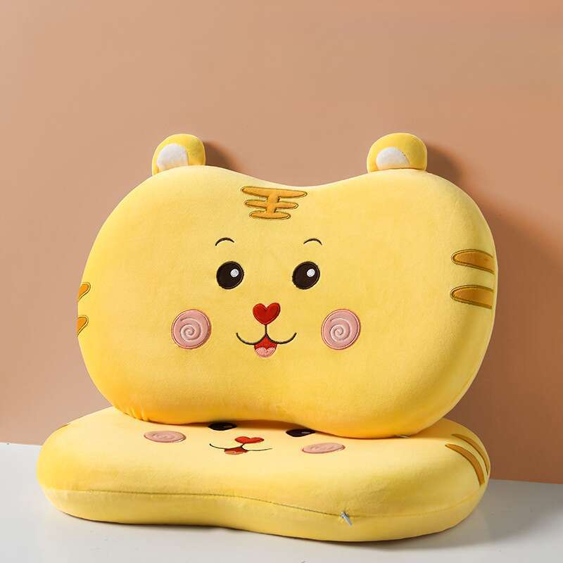 Katzenbauch-Nackenschutz, Kissenbezug mit Cartoon-Motiv für Studenten, langsamer Rückprall, Kissenbezug für Kinder_voghion.com