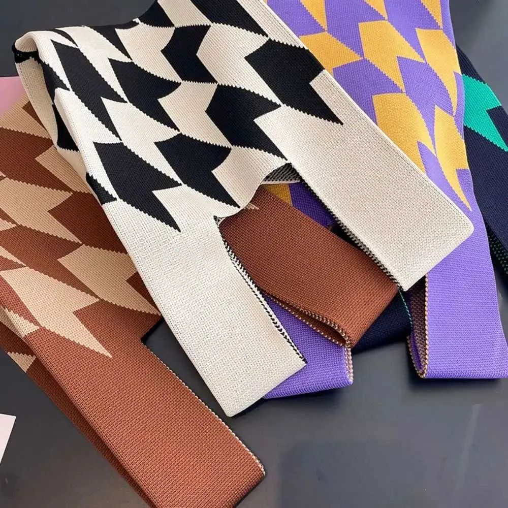 Japanese knot casual striped top handbag Fi knitted student reusable shopping wrist bag Y241106_voghion.com