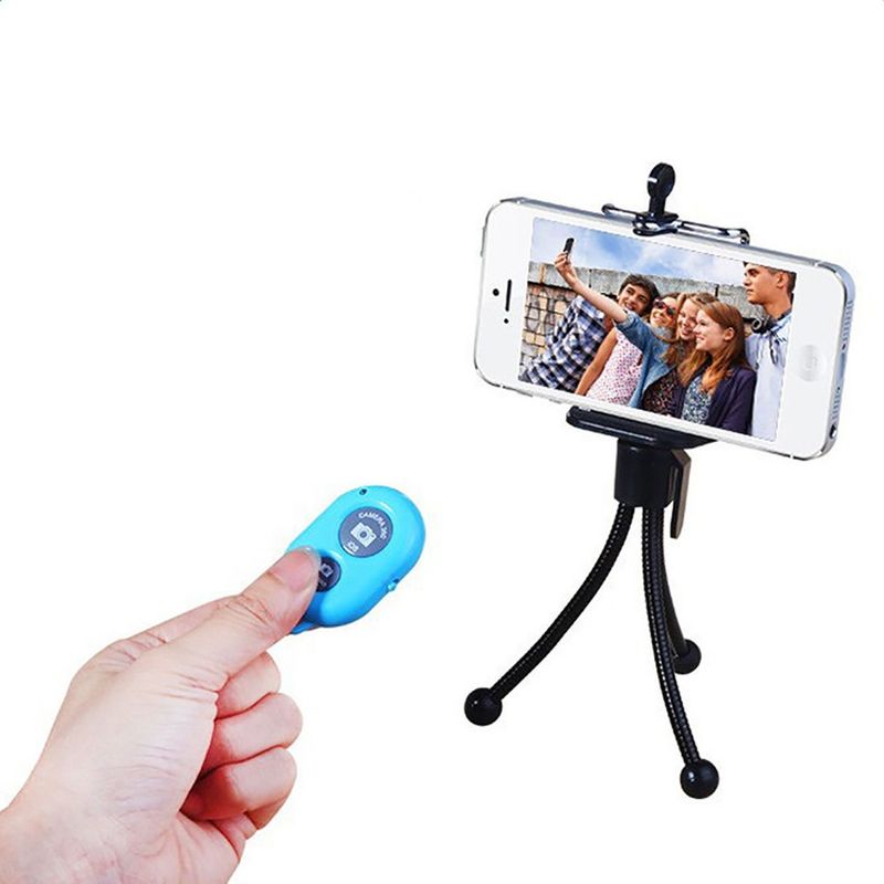 Wireless Bluetooth-compatible Camera Remote Control Selfie Shutter For Mobile Phone Monopod_voghion.com