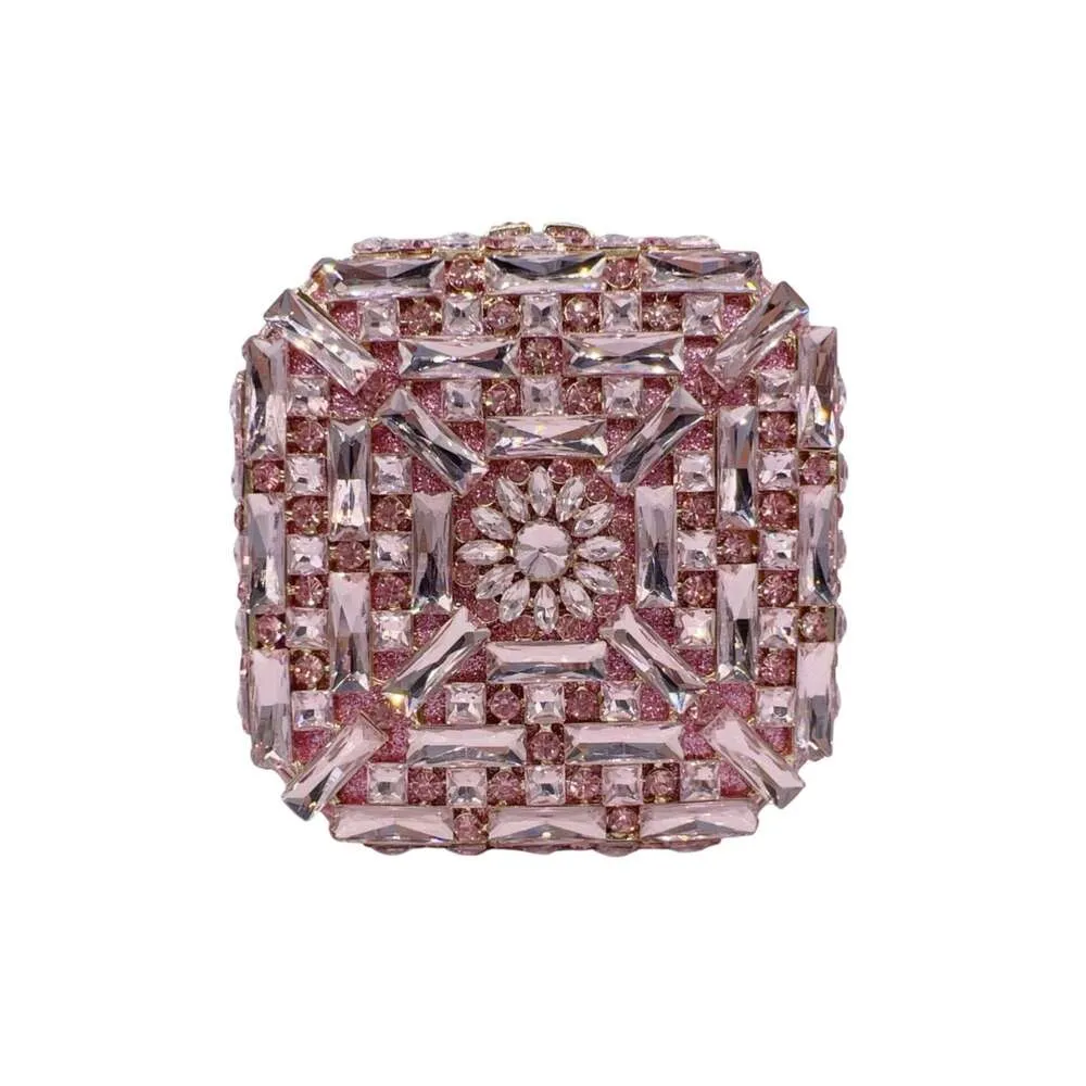 Women's Clutch Bag With Stones For Evening Banquet And Wedding_voghion.com