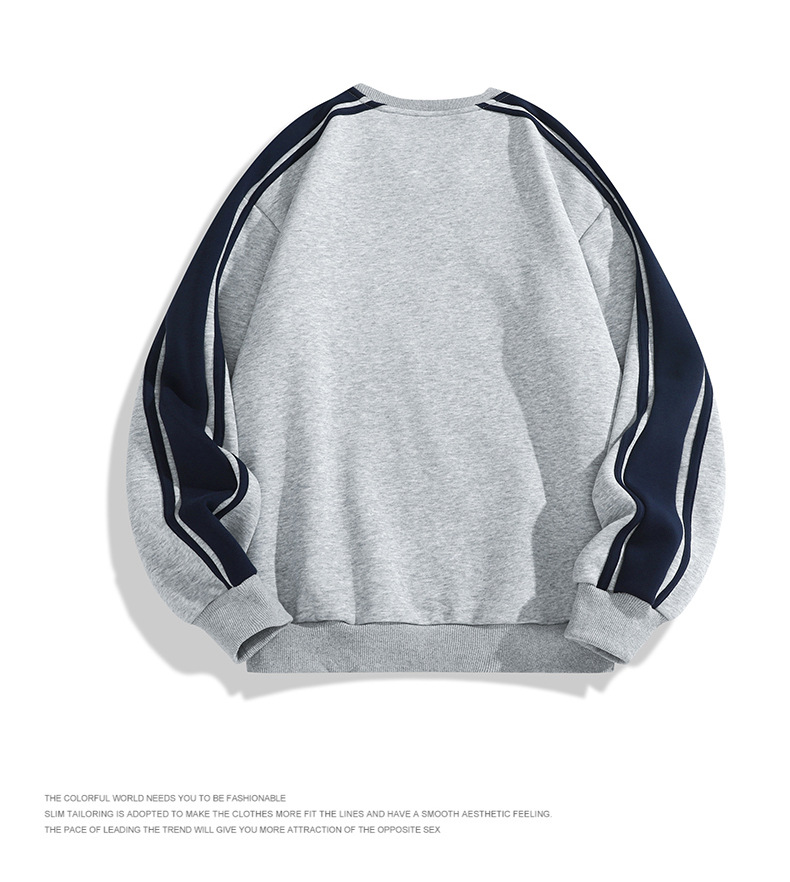 Roupas masculinas Terno casual solto moda esportiva masculina nova primavera e outono conjunto com moletom e calça de moletom conjunto de duas peças_voghion.com