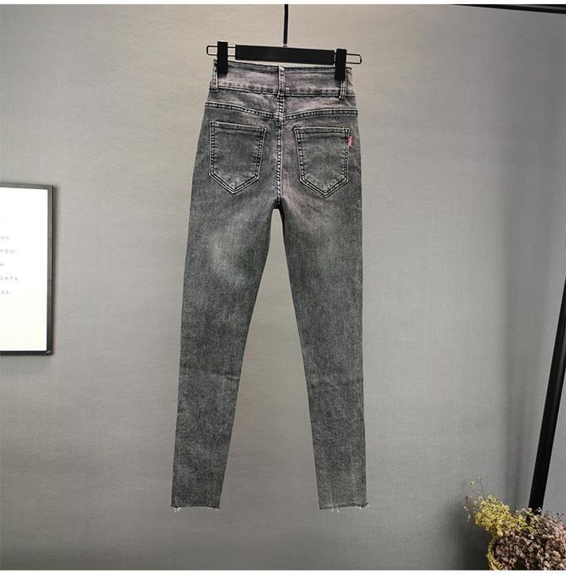 Kvinnors nya, stretchiga slim fit kraftiga hetborrade pennbyxor för kvinnor_voghion.com