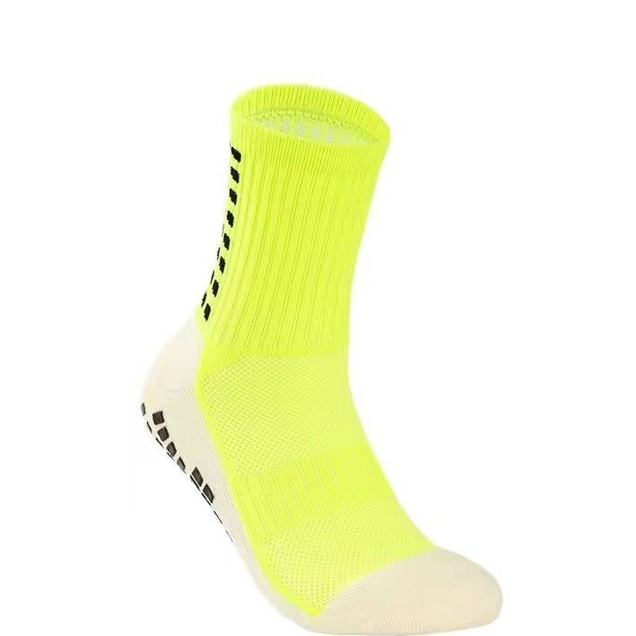 Calcetines de fútbol profesionales de alta calidad con agarre antideslizante y suela de rizo acolchada: calcetines de media caña que absorben la humedad para fútbol y deportes._voghion.com