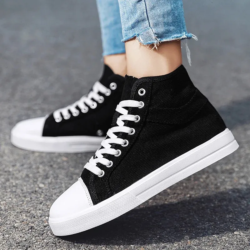 Sneakers Skateboarden Dames Heren Unisex Lichtgewicht Hoge Canvas Schoenen Koppels Wandelen Mannen Gig Maat 36-46_voghion.com