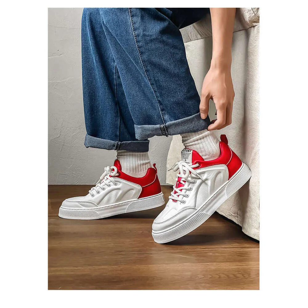 2024 Primăvara Toamnă Decoltat Casual Board Desinger Sport La modă și versatil Pantofi pentru bărbați Respirabil, Anti-alunecare,_voghion.com