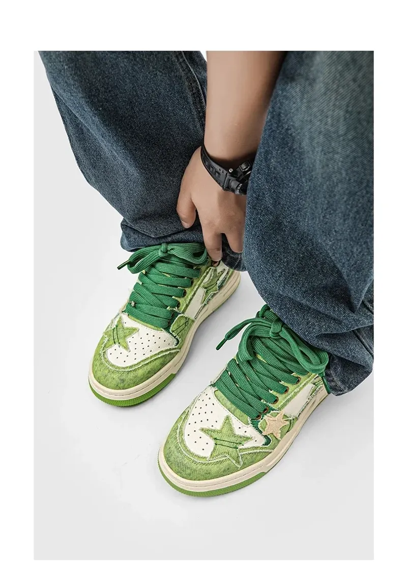 Modische Basketball-Sneakers: bequeme Casual-Sportschuhe mit weichen Sohlen_voghion.com
