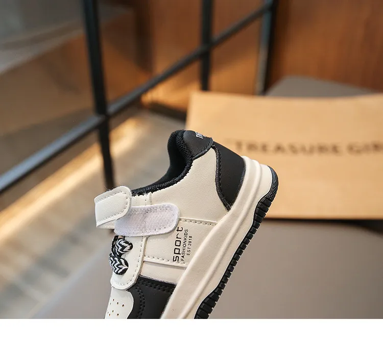 Yürümeye Başlayan Çocuk Küçük Çocuk Moda Tasarımı Yürüyüş Ayakkabıları Beyaz Kaymaz Günlük Happysteps Erkek Kız Açık Hava Tahta Ayakkabıları_voghion.com