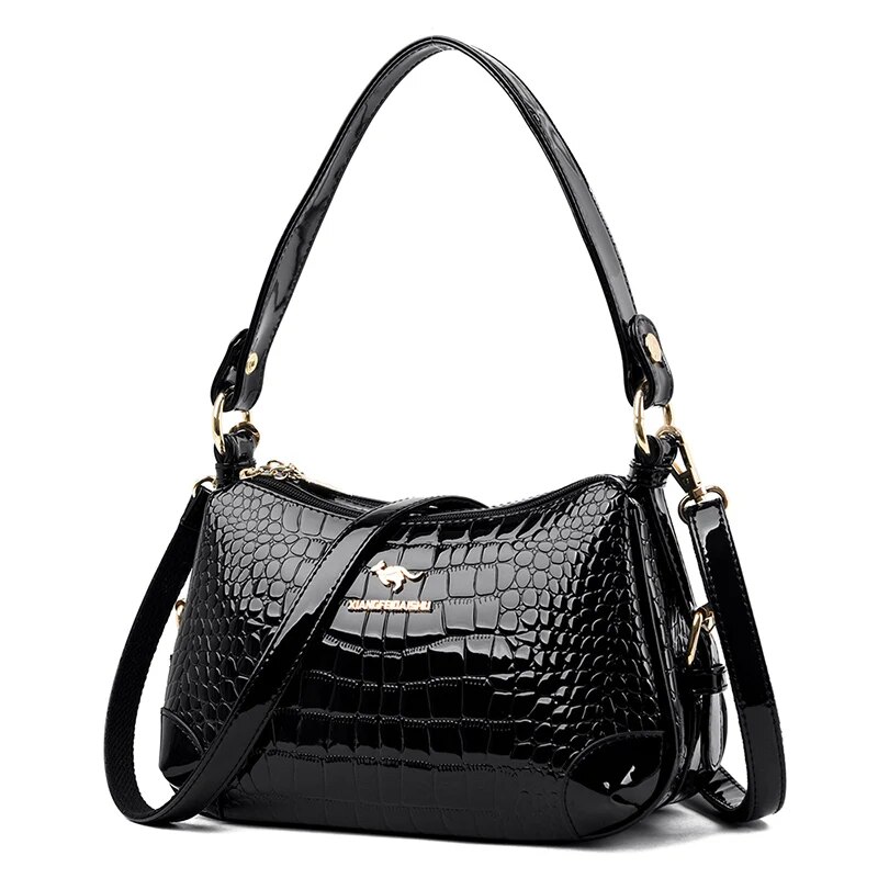 Designer Pu Leather Crossbody Bags For Women 2024 Shoulder Messenger Bag Lady Travel Handbags And Purse_voghion.com