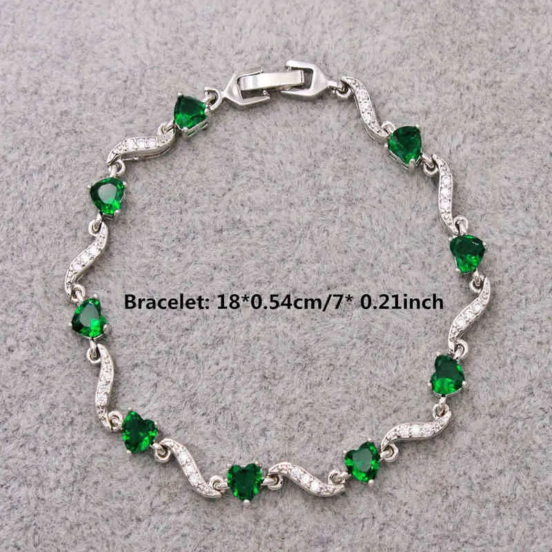 Jewelry Accessories Fashion Bracelets for Women Wedding Anniversary Birthday Gift Gold Color Red Green Zircon_voghion.com