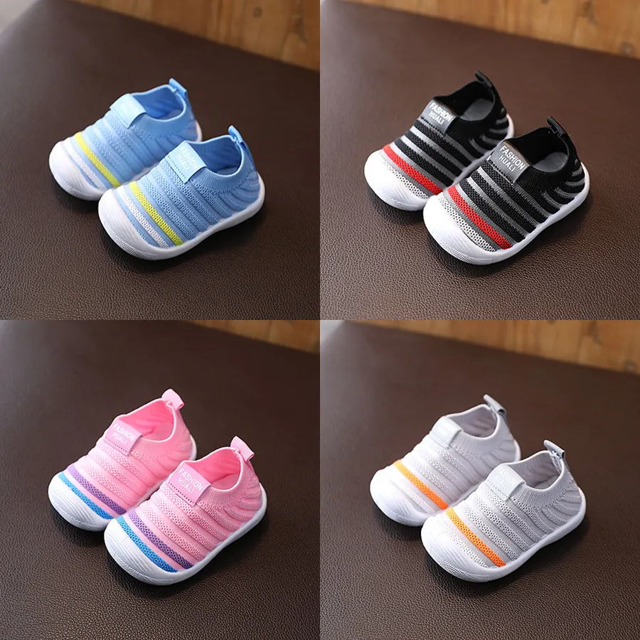 Primeros pasos para bebé, zapatos de punto para niño pequeño, suela suave, para interior y exterior, informales, Littlesprouts, para niño pequeño, talla 6_voghion.com