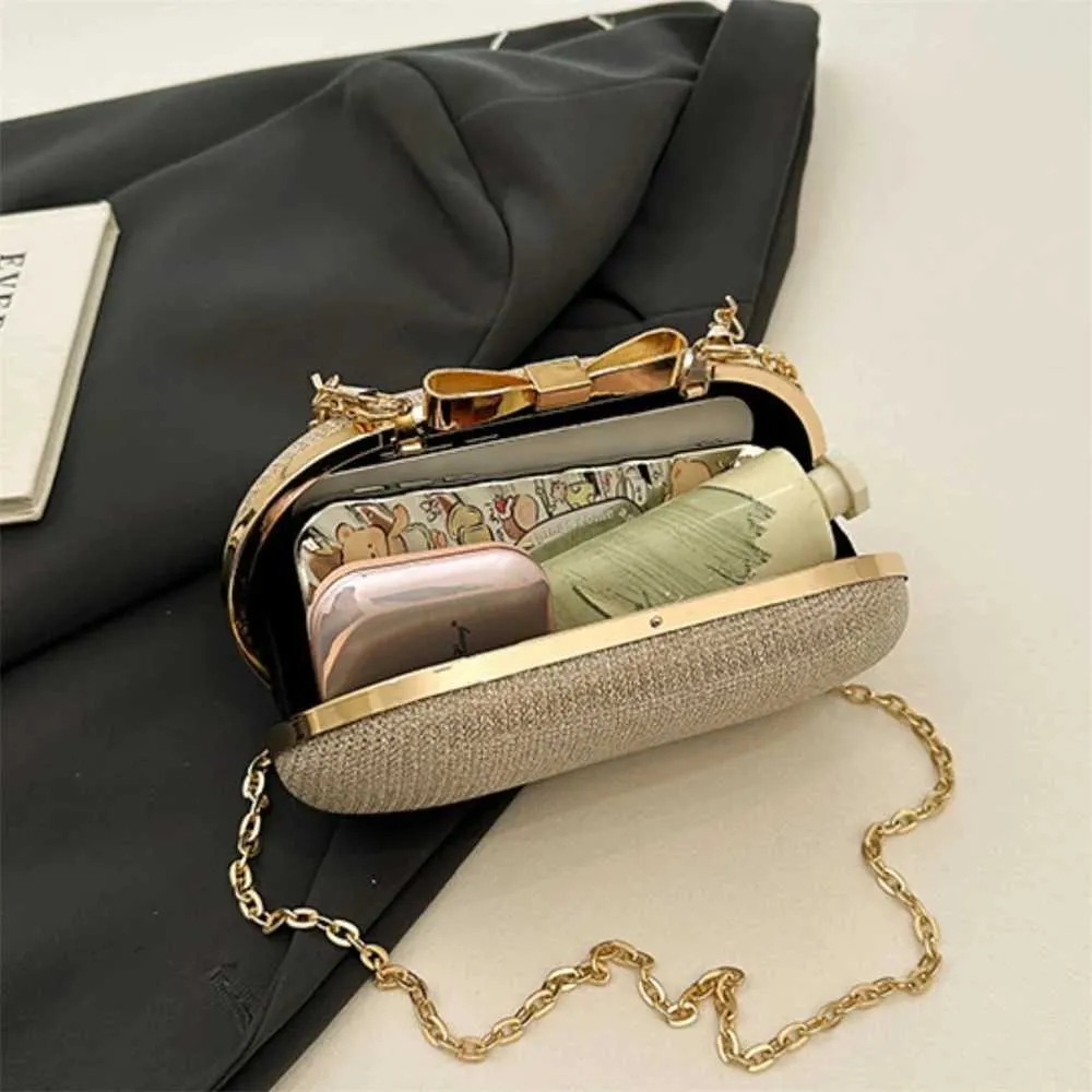 Sac à main de soirée Top Flash Clutch Robe de dîner de mariage pour femme Sac à bandoulière à chaîne dorée Bolsa Y241019_voghion.com