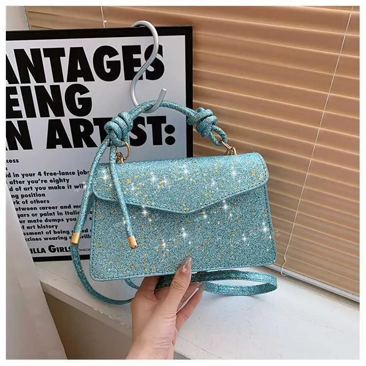 Bolsas femininas brilhantes, aba sólida, lantejoulas, stachels, bolsa crossbody, moda verão feminina, brilhante, mensageiro, ombro_voghion.com