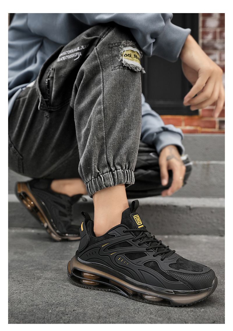 Hochwertige vulkanisierte, bequeme Lauf-, Outdoor- und Wanderschuhe für Herren, Freizeitschuhe, für alle Jahreszeiten geeignet_voghion.com