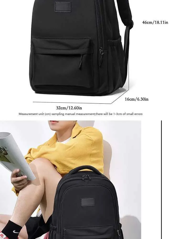 Rucksack Für Damen Und Herren Einfarbiger Laptop Rucksack Freizeit_voghion.com