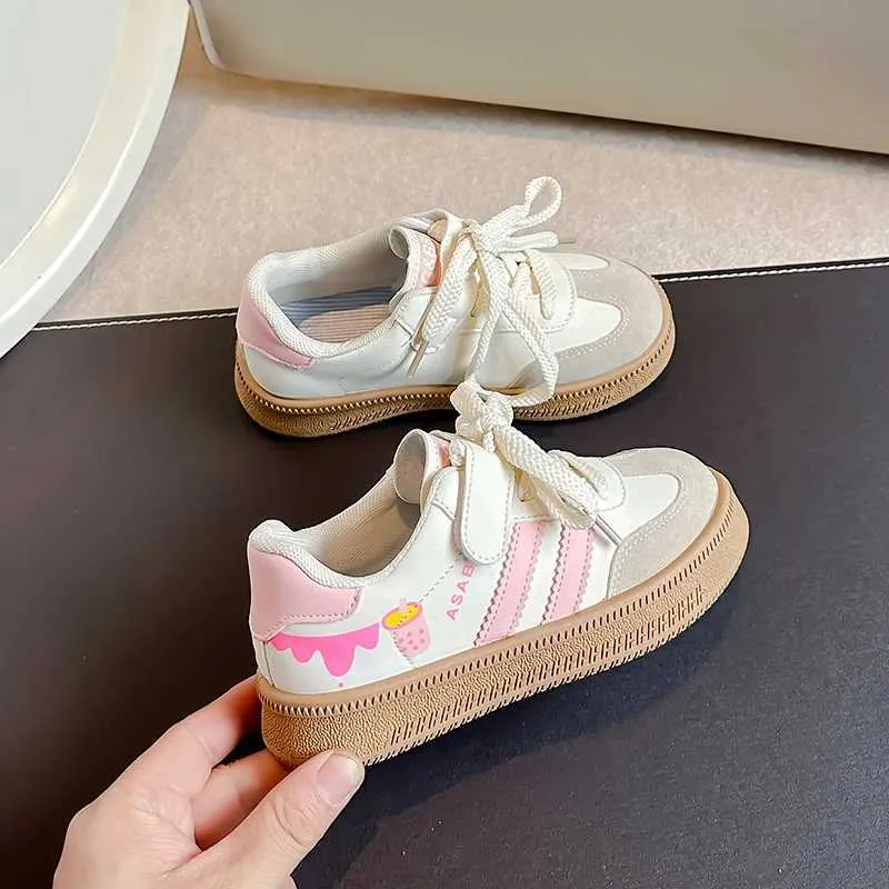 Athletic Outdoor Childrens Skate Girls White 2024 Spring New Fashion Boys Canvas Kids Sports Shoes Unisex Casual_voghion.com