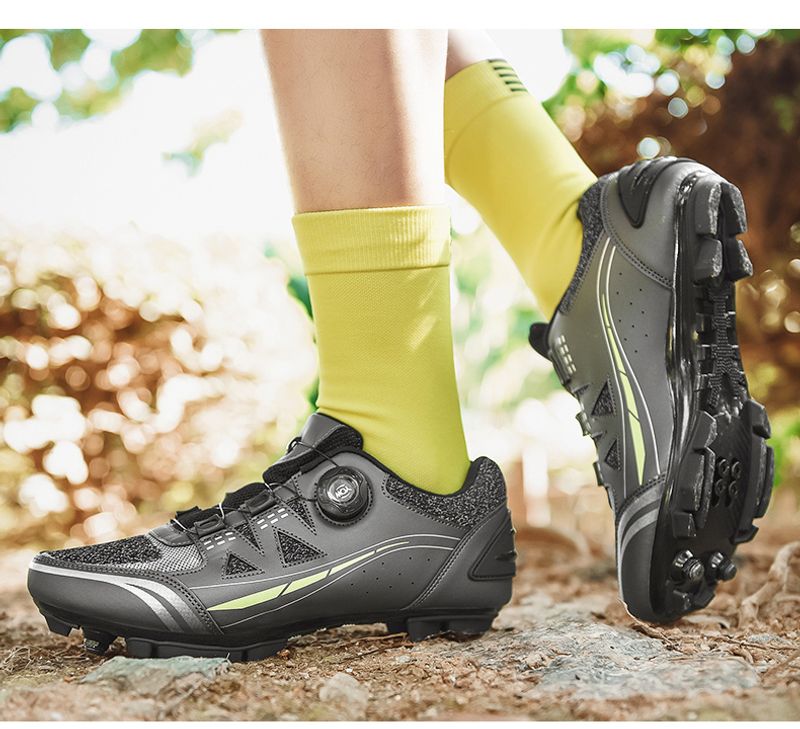 Wydajność kosztowa Męskie i damskie samoblokujące siateczkowe buty sportowe terenowe, mountain cycg, cycg compeon, mountain, D343_voghion.com