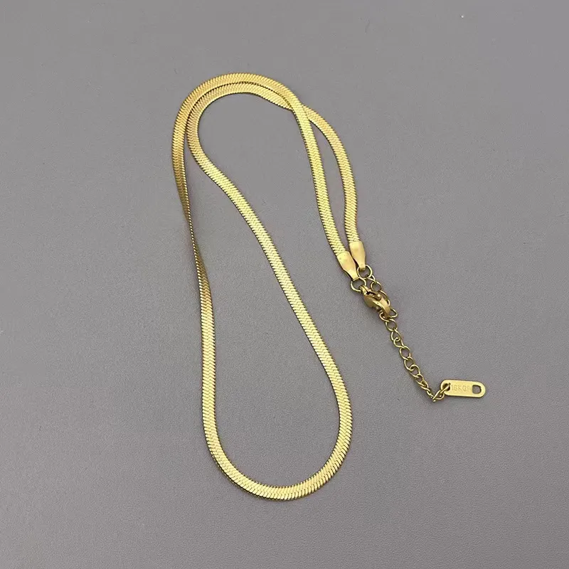 Χρυσό κολιέ Sier Designer Jewelry Rope Man Cuban Link Chain από ανοξείδωτο ατσάλι για άνδρες_voghion.com