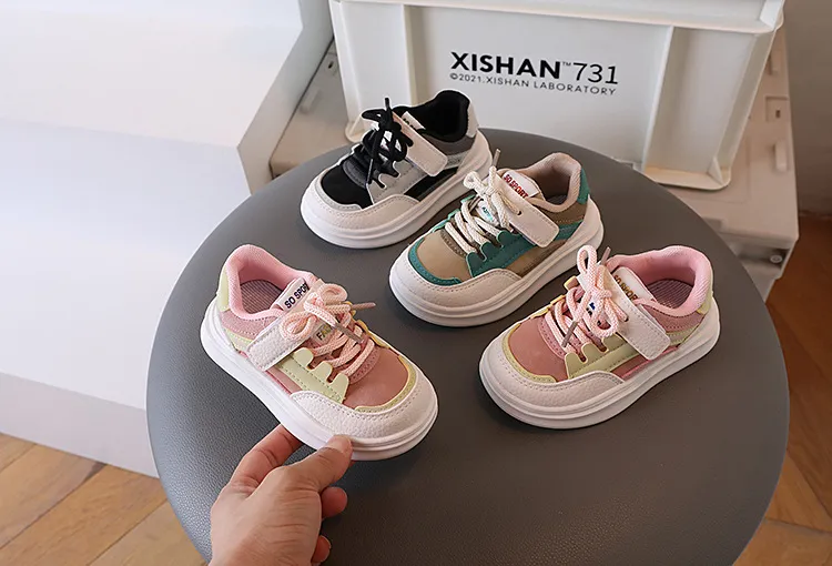 Kids Sneakers for Girl Boy 2024 Autumn New Fashion Style Comfortable Anti-slip Casual Toddler Happysteps Sports Shoes_desvips.com