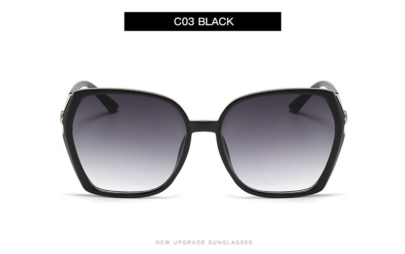 Unisex Large Frame Sunglasses Anti Ultraviolet Eye Protection_voghion.com
