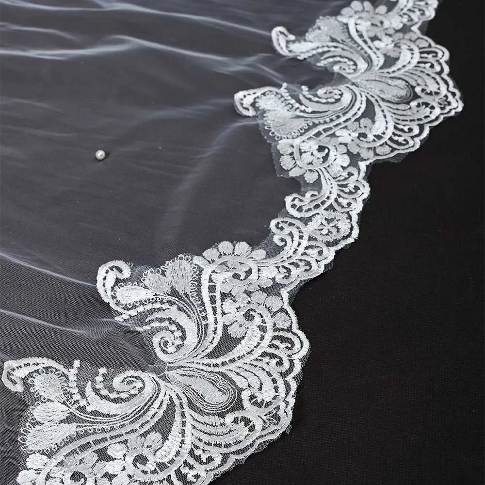 Hair Jewelry Womens Cape Bridal Veils Long Cathedral Style Cloak Slingback Wedding Dress Accessories For Shoulder Shawl_voghion.com