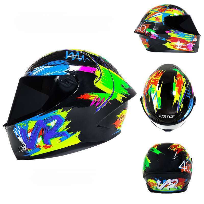 VIRTUE Cățeluș Pisică Jucărie Model Motocicletă Păpușă Urs Cască Decorare_voghion.com