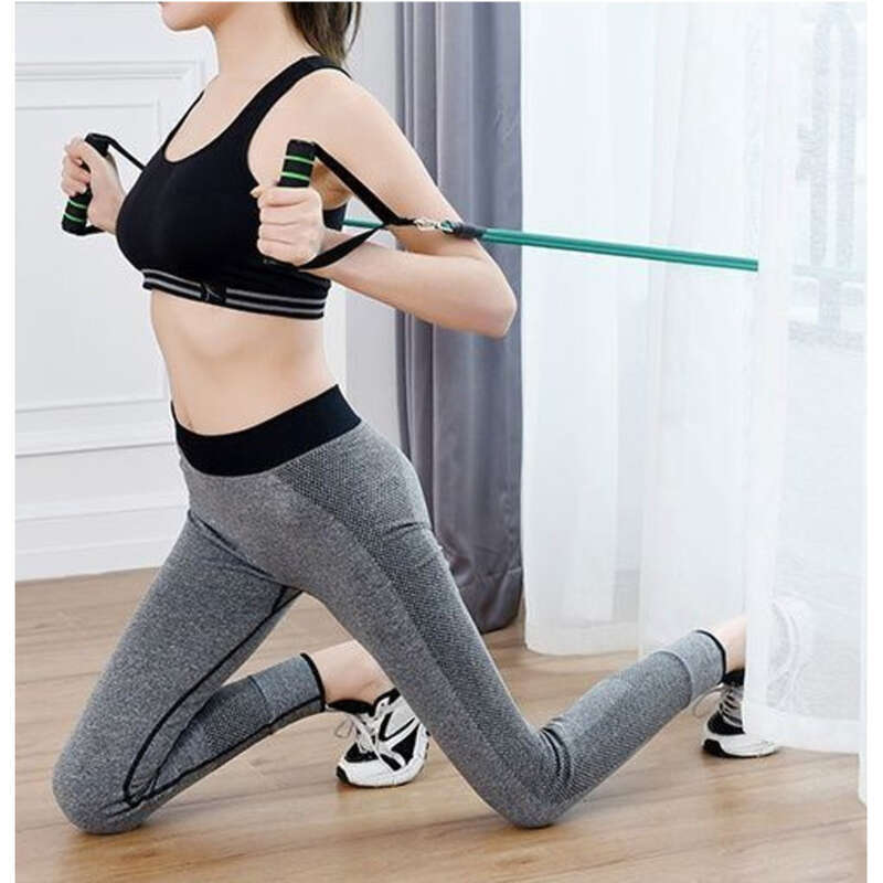 Verbessertes Bruchschutz-Set mit 11 Gurtbandstücken, Latex-Set, Kürbishaken, elastischem Seil-Trainingsspannungsgerät_voghion.com