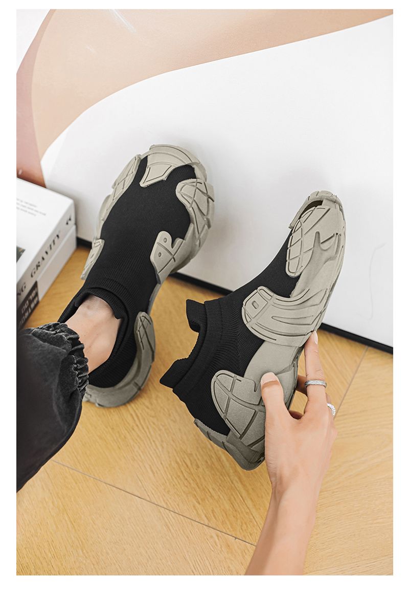 Atmungsaktive Herren-Socken-Joggingschuhe den Außenbereich, bequem, für Herren, Tennisschuhe, Slip-On, Größe 45_voghion.com
