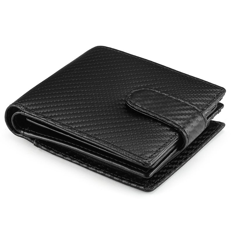Herren kurze Lederbrieftasche Top-Schicht Rindsleder RFID Anti-Diebstahl-Bürste Mode Casual Außenhandel Brieftasche_voghion.com