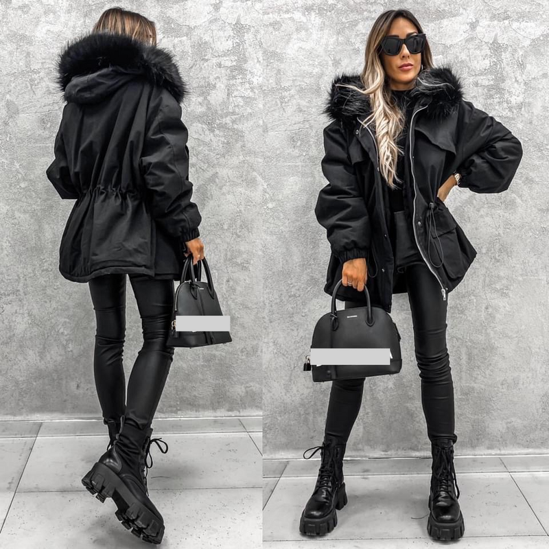 Women's Clothing new cotton coats collar fur pie to overcome
