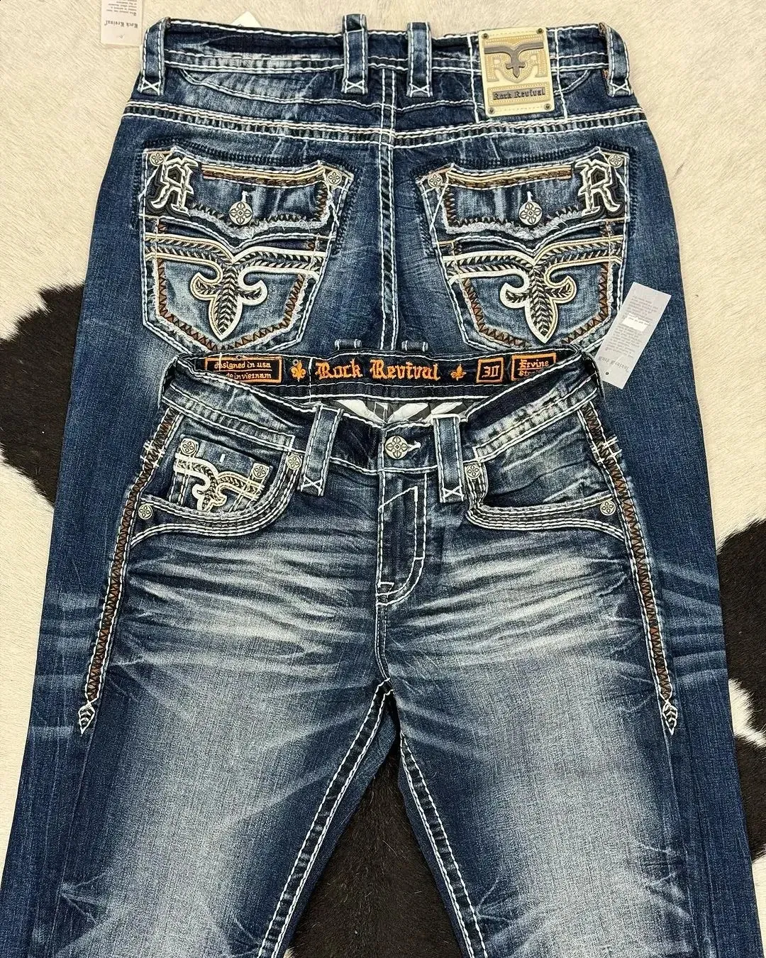retro street bordado solto jeans cintura alta Haruku moda masculina e feminina lavado casual y2k calças 240911_voghion.com