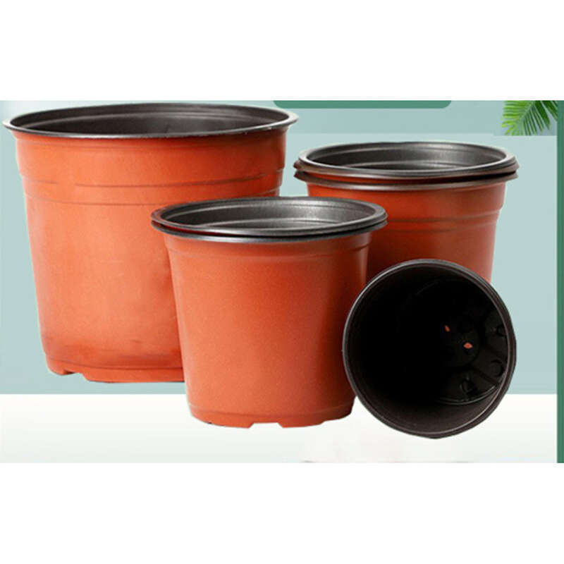 Dispozitiv de control al rădăcinilor răsadurilor din plastic bicolor suculent, recipient pentru flori din plastic moale, ghiveci de plante_voghion.com