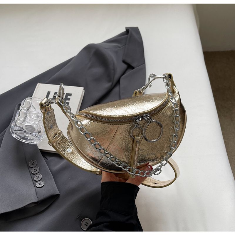 Fashion Dumpg Donna Corea del Sud Ins Trendy Semplice Spalla 2024 Estate Niche Design Borsa a Tracolla_voghion.com