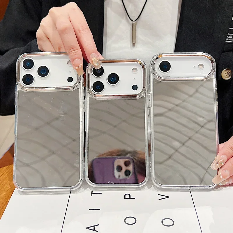 Luxury Mirror Phone Case For Iphone Shockproof Protective Cover_voghion.com
