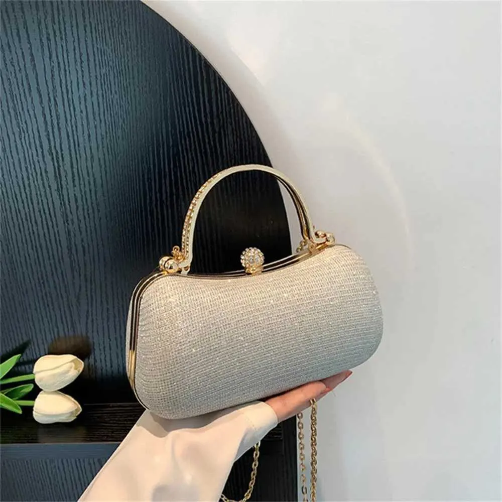 Mini Shoulder Cross 2024 Hit Party Evening Handbag and Wallet Womens Travel Clutch Shining Dinner Bag Y241019_voghion.com