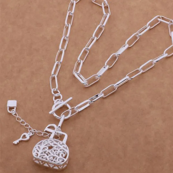 Collane con ciondolo Collana in argento Gioielli di moda /azqqxa Beuwba Sier ColorPendant_voghion.com